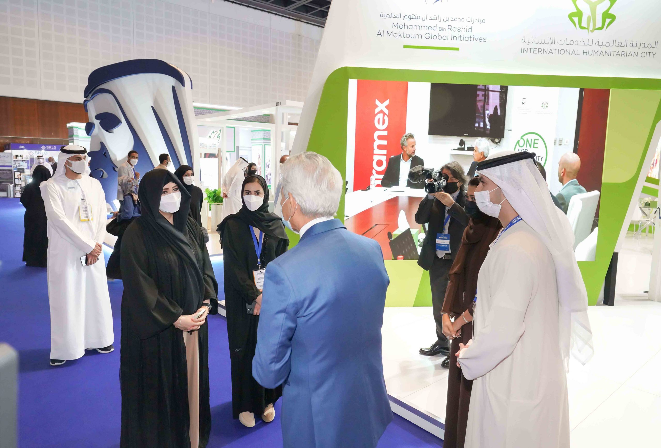HH Sheikha Latifa bint Mohammed attends DIHAD Conference and Exhibition in Dubai