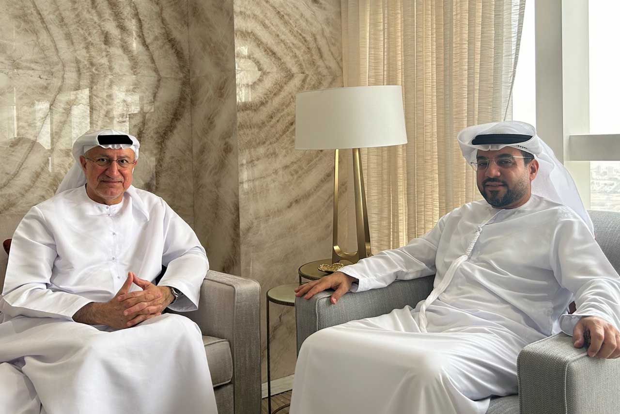 A Courtesy Meeting between H.E. Amb. Prof. Abdulsalam AlMadani and H.E. Saeed Al Eter
