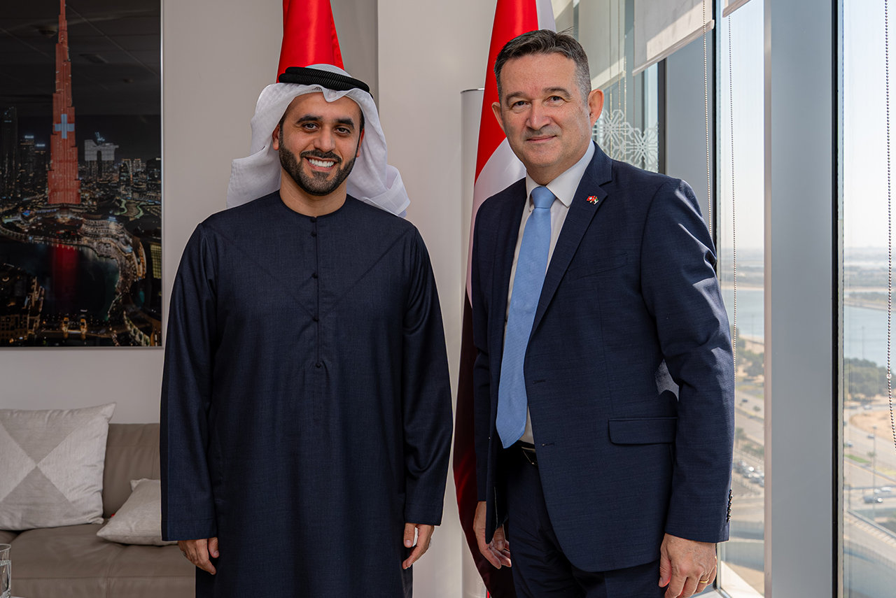 Eng. Khaled Al Attar Meets H.E. Amb. Arthur Mattli to Discuss Opportunities for Switzerland’s Continued Engagement and Collaboration at DIHAD